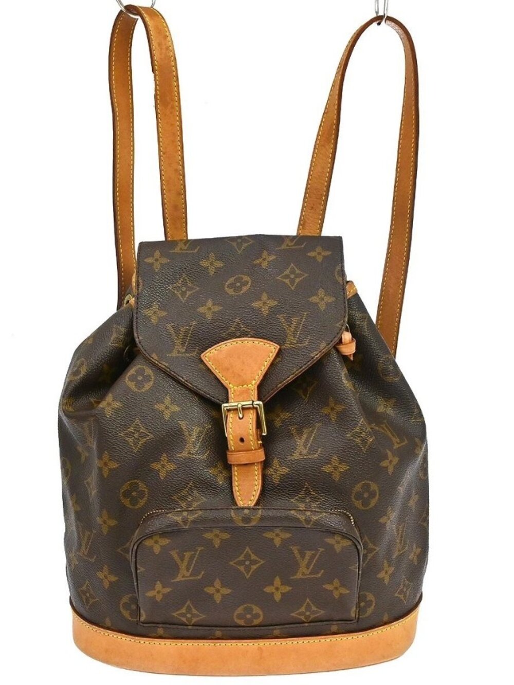 Best07 LOUIS VUITTON MONTSOURIS MM BACKPACK BAG MONOGRAM M51136 SP0060 NQ10974